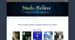 Desktop Screenshot of make-believeentertainment.com